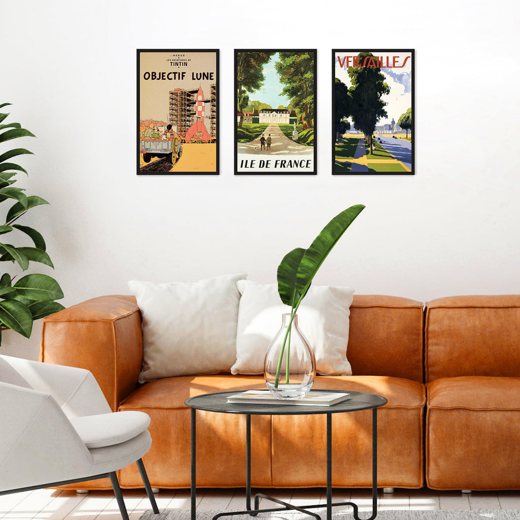 11x17 Poster Frame, Easy Slide-In Assembly, Black, 3 Pack