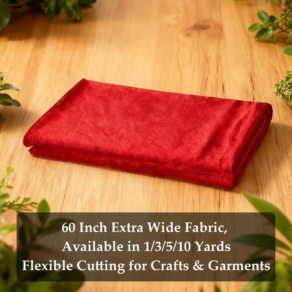 Red 2‐Way Fabric 1 Yard 60 Inch Wide