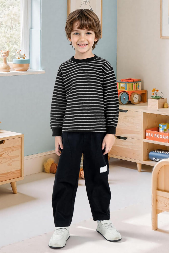 4 Pack Boys Thermal Long-Sleeve Shirts Toddlers Tee Shirts
