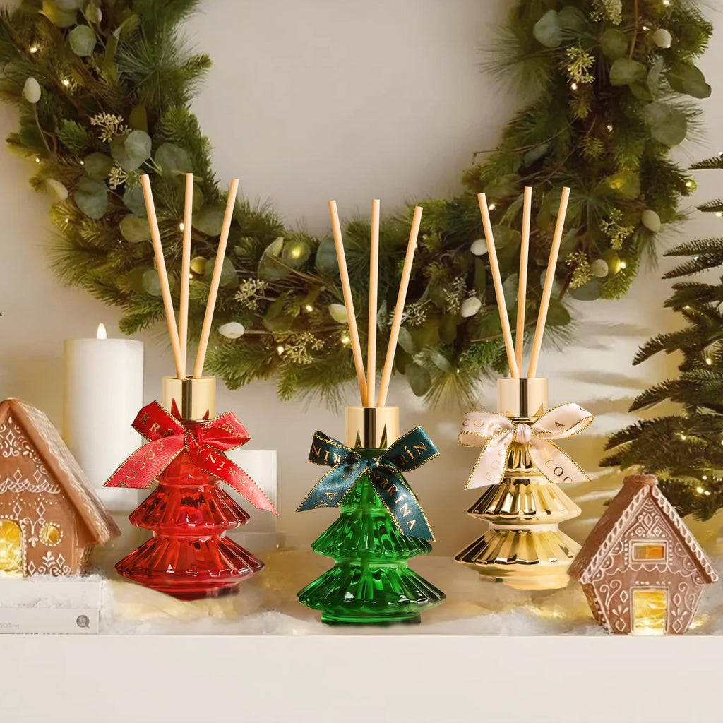 Christmas Tree Reed Diffuser Set of 3, 2.03 fl oz Each