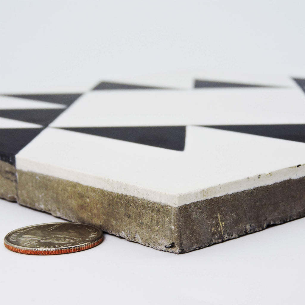 Rissani 8''x 8'' Handmade Cement Tile,Set of 12