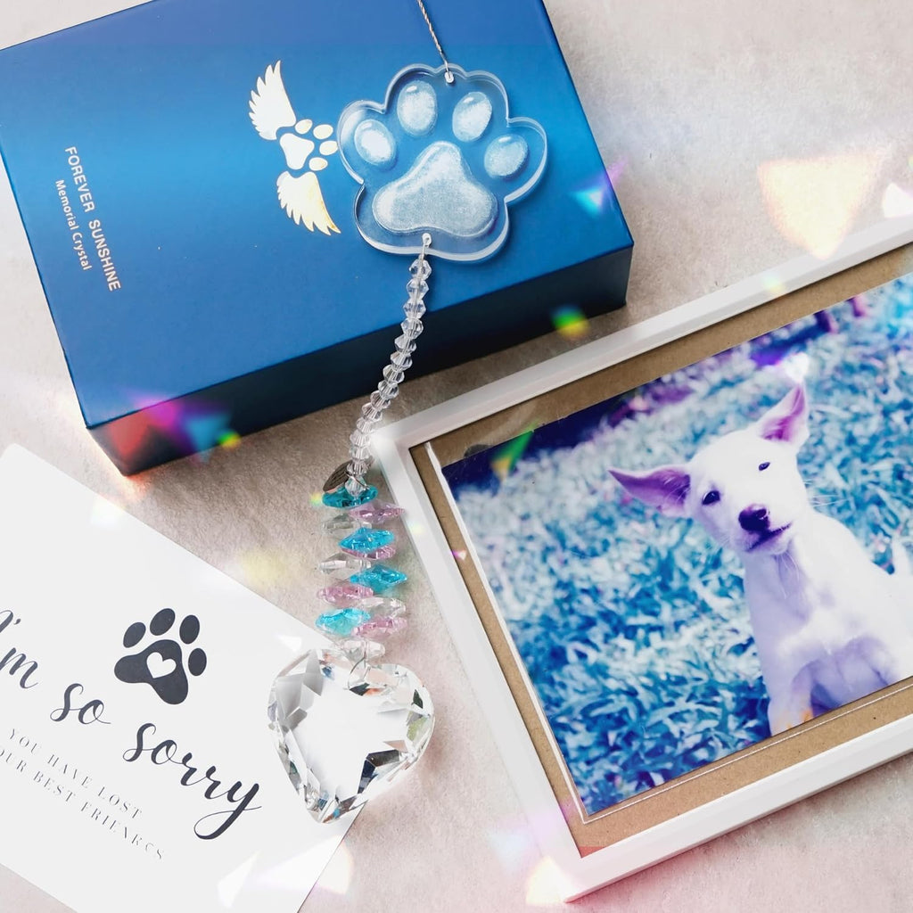 Dog Memorial Gifts for Loss of Dog Pet Sympathy Gift Suncatcher, Dog Memorial Gifts, Loss of Pet Memorial Keepsake