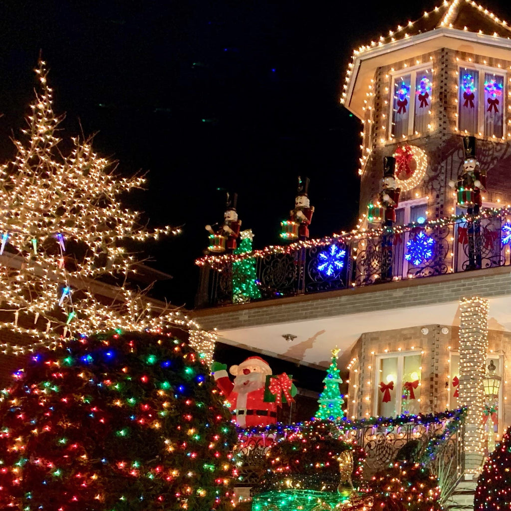 Battery Operated Christmas Lights, 4 Pack Total 200 LED 64 FT Battery Operated String Lights with 8 Modes, Xmas Light