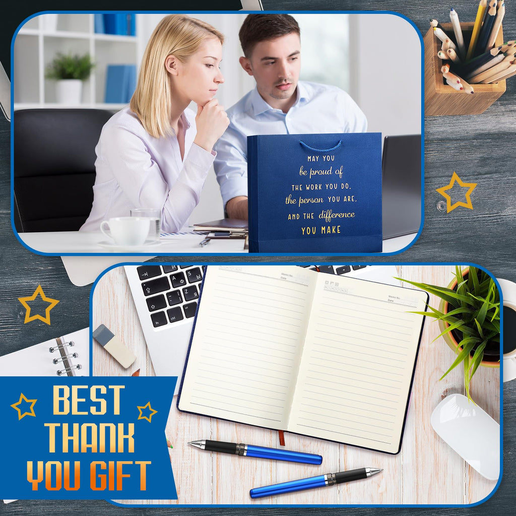 Blue Employees Appreciation Gift Set for Men Women