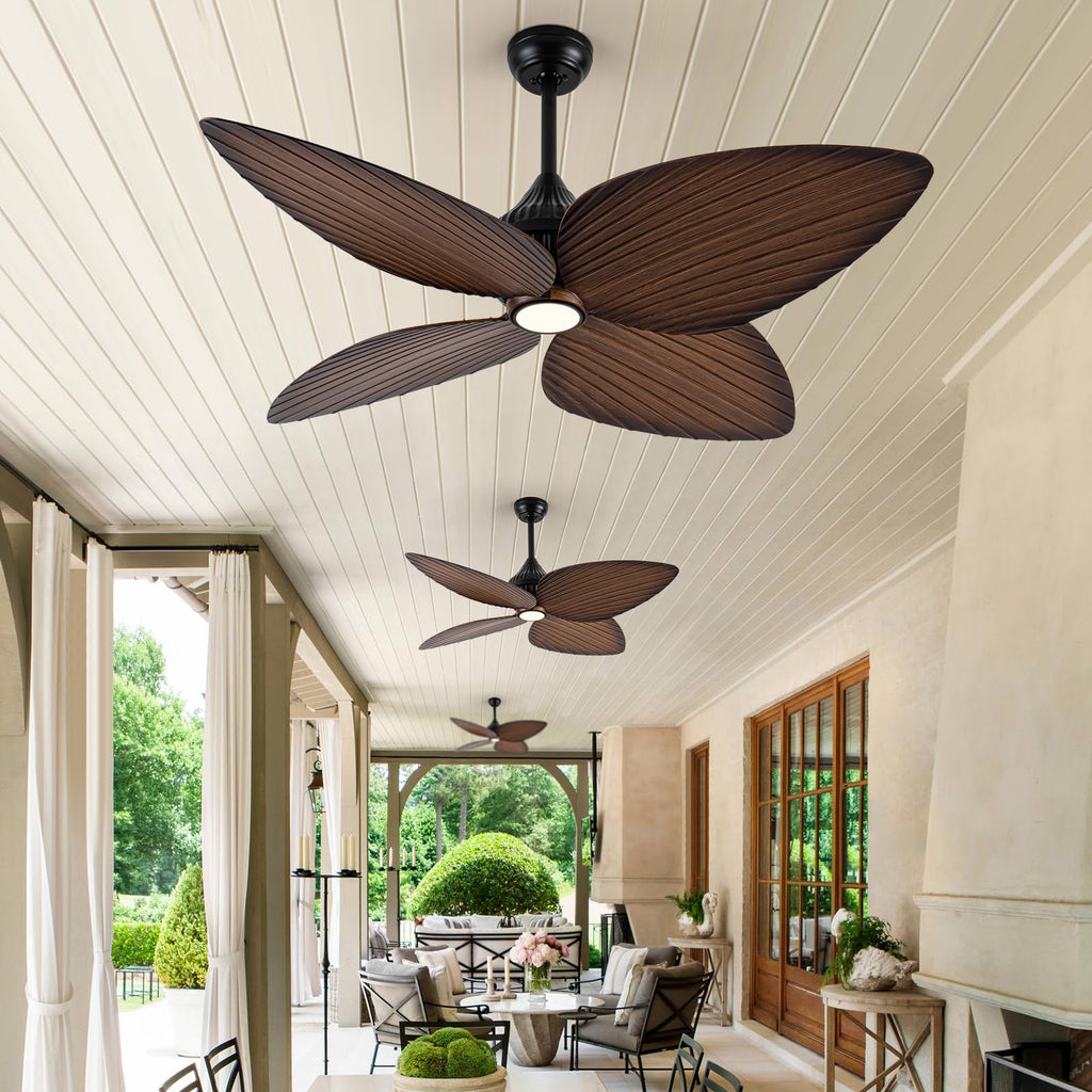 52 Inch Outdoor Ceiling Fans s Waterproof, Tropical Ceiling Fan