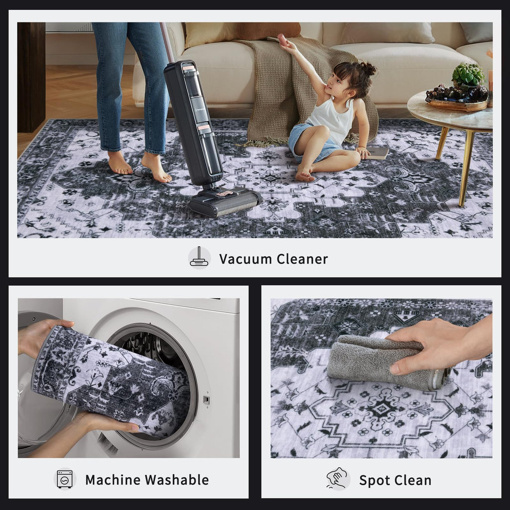 Washable Runners s, 2'6''x8' Long Kitchen Runner Rug