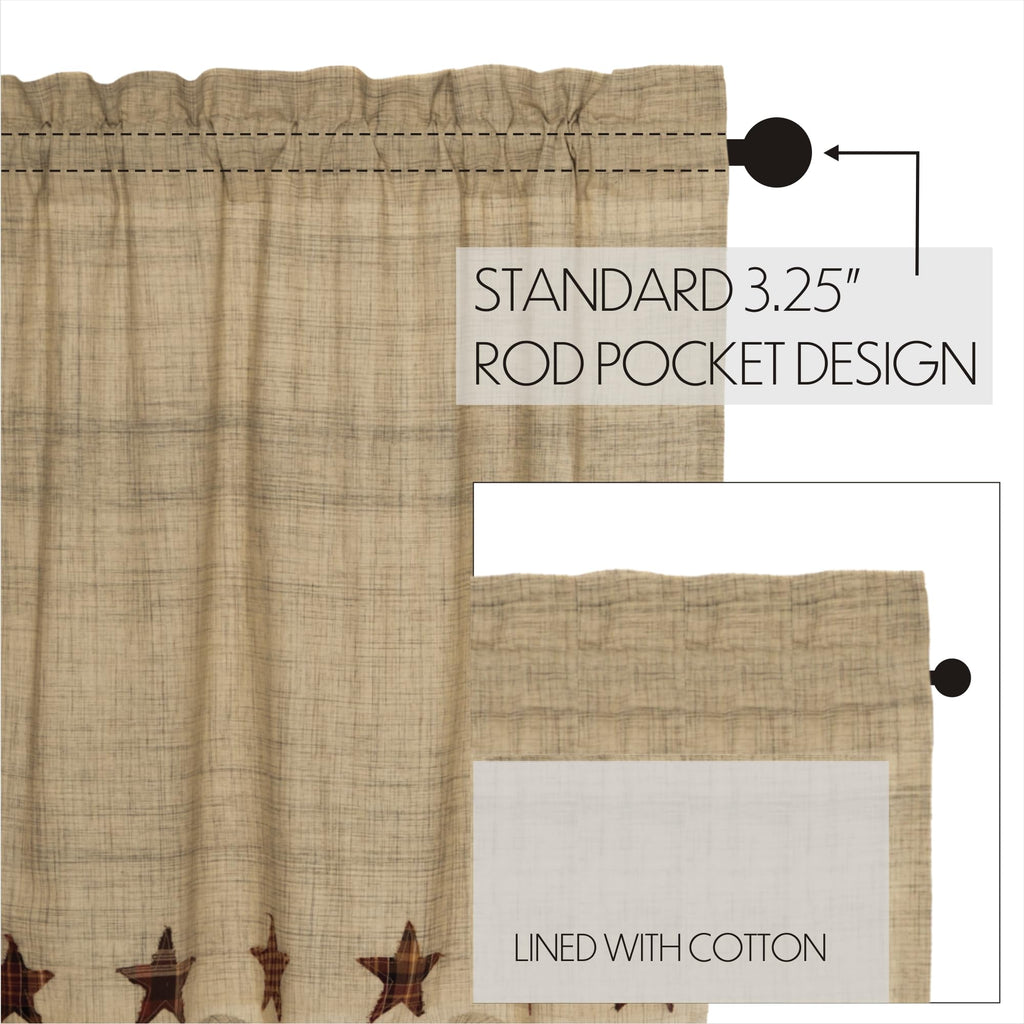 Abilene Star Swag Set of 2
