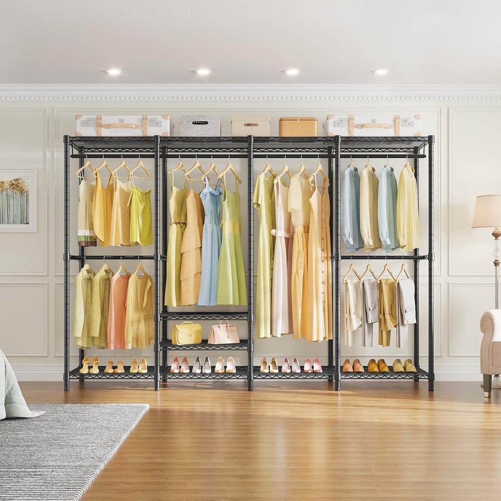 V40 Plus Clothes Rack, Large Modular Closet System for Hanging