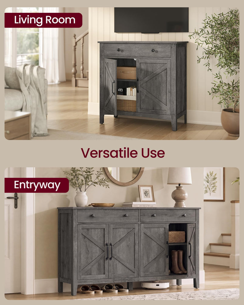 Farmhouse Buffet Cabinet and Coffee Bar Bundle