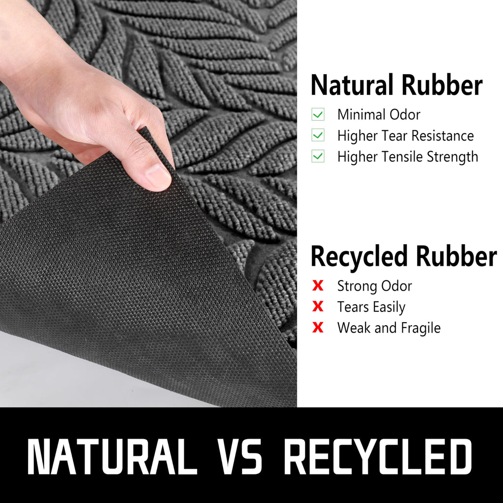 60x36 Large Door Mat Outdoor Indoor, All-Season Waterproof Door Mat Outside Entrance, All-Weather Non-Slip Outside