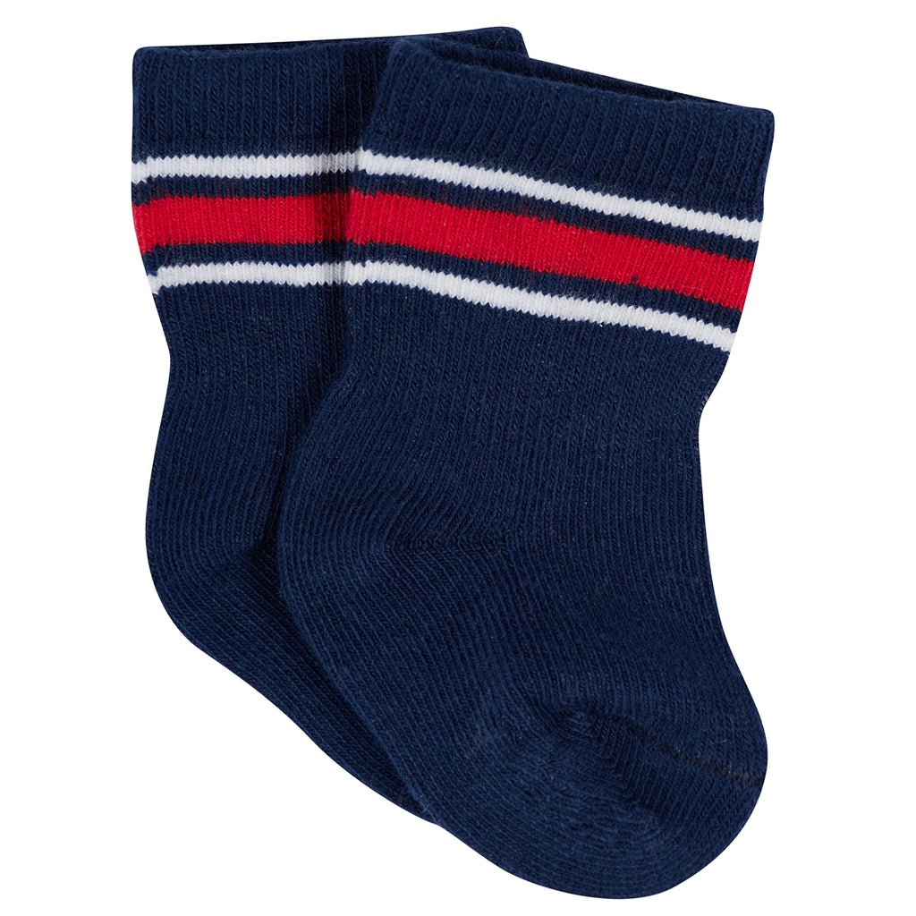 Unisex Baby 12-Pair Bootie Socks Truck