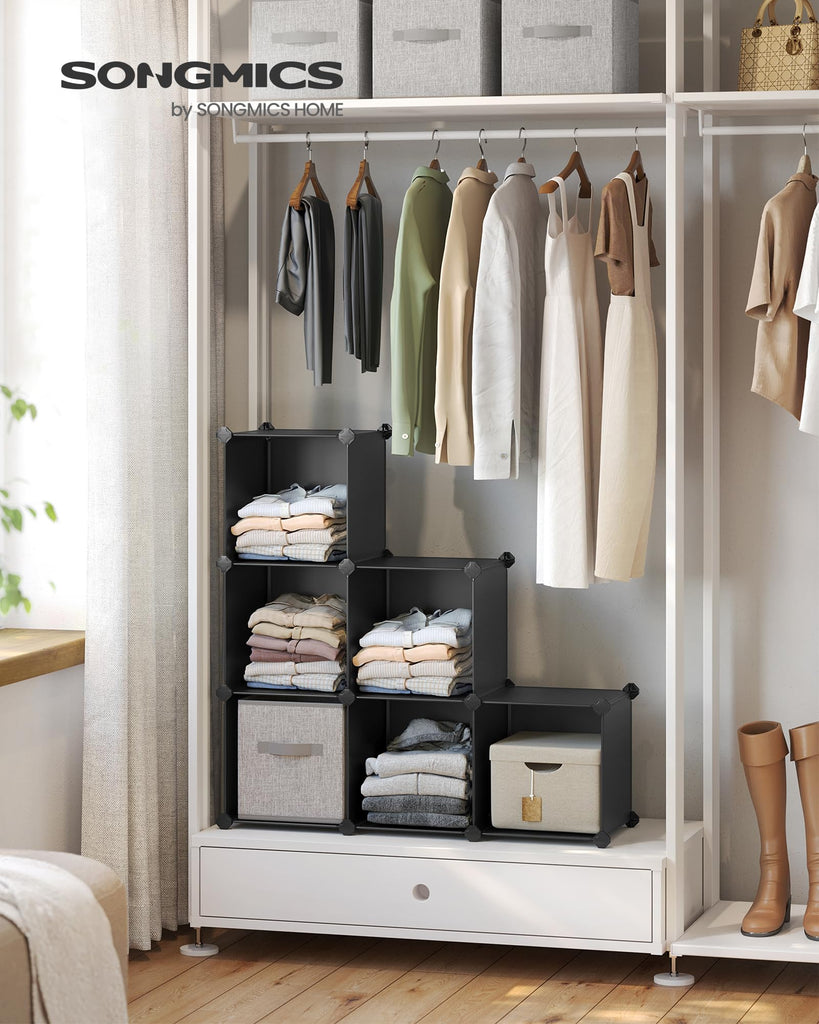 6 Cube Storage Organizer, DIY Closet Shelf