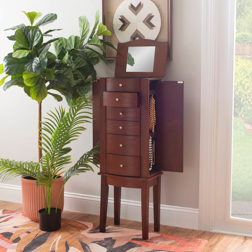 Merlot Jewelry Armoire