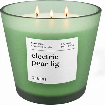 Electric Pear Fig 3 Wick Candle, 30 oz