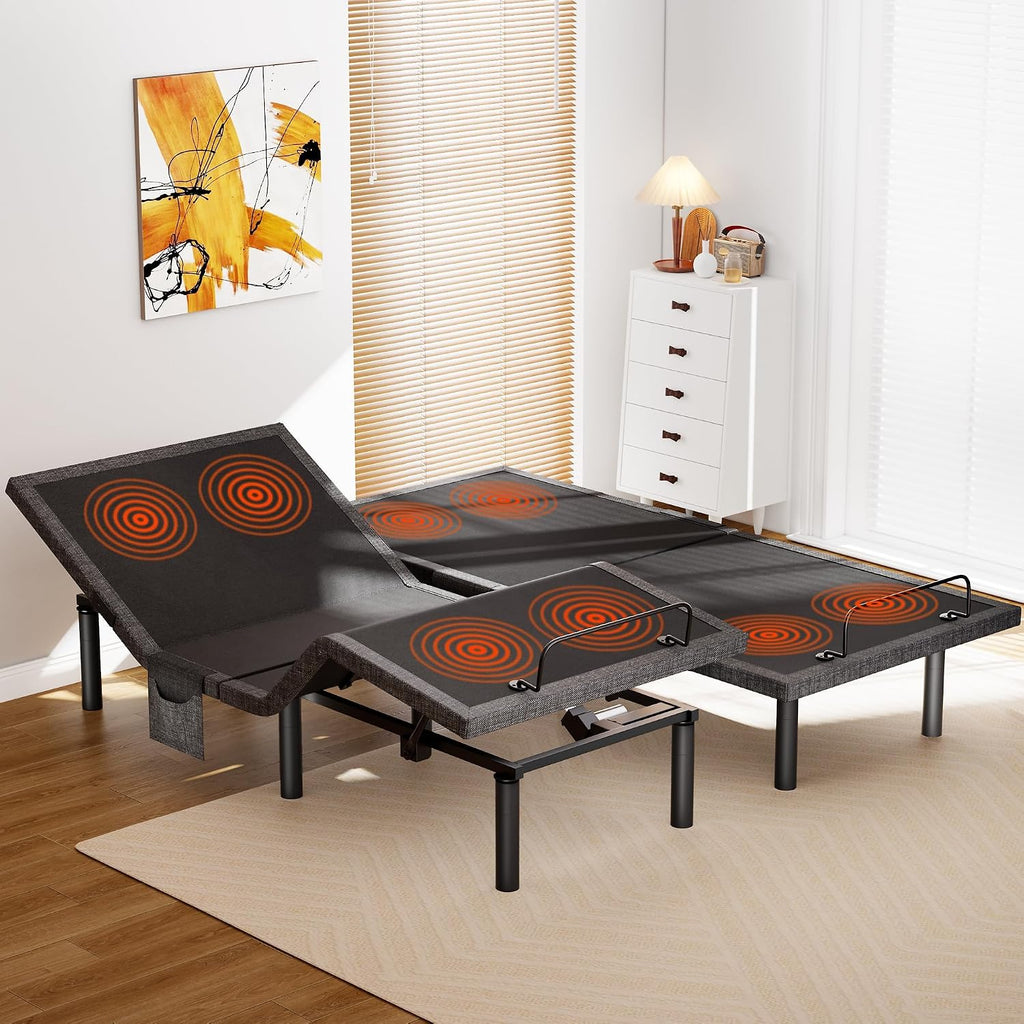 Amada Split King Adjustable Bed Frame with Massage and Zero Gravity