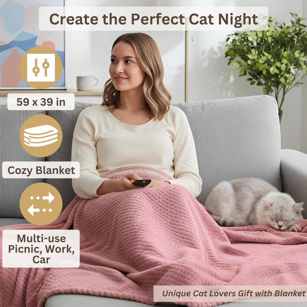 Luxury Cat Lover Gifts for Women, Cat Mom Gifts for Women, Crazy Cats Lady