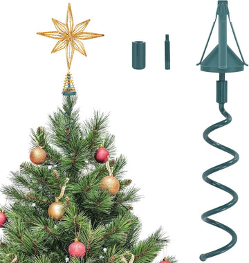 Christmas Tree Topper Holder Twist on Universal Tree Topper Stabilizer with Adjustable Attachment,Christmas Tree