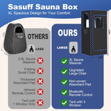 Portable Sauna - Sauna Steamer Machine for Home with 3L 1200W Steamer, 9 Levels