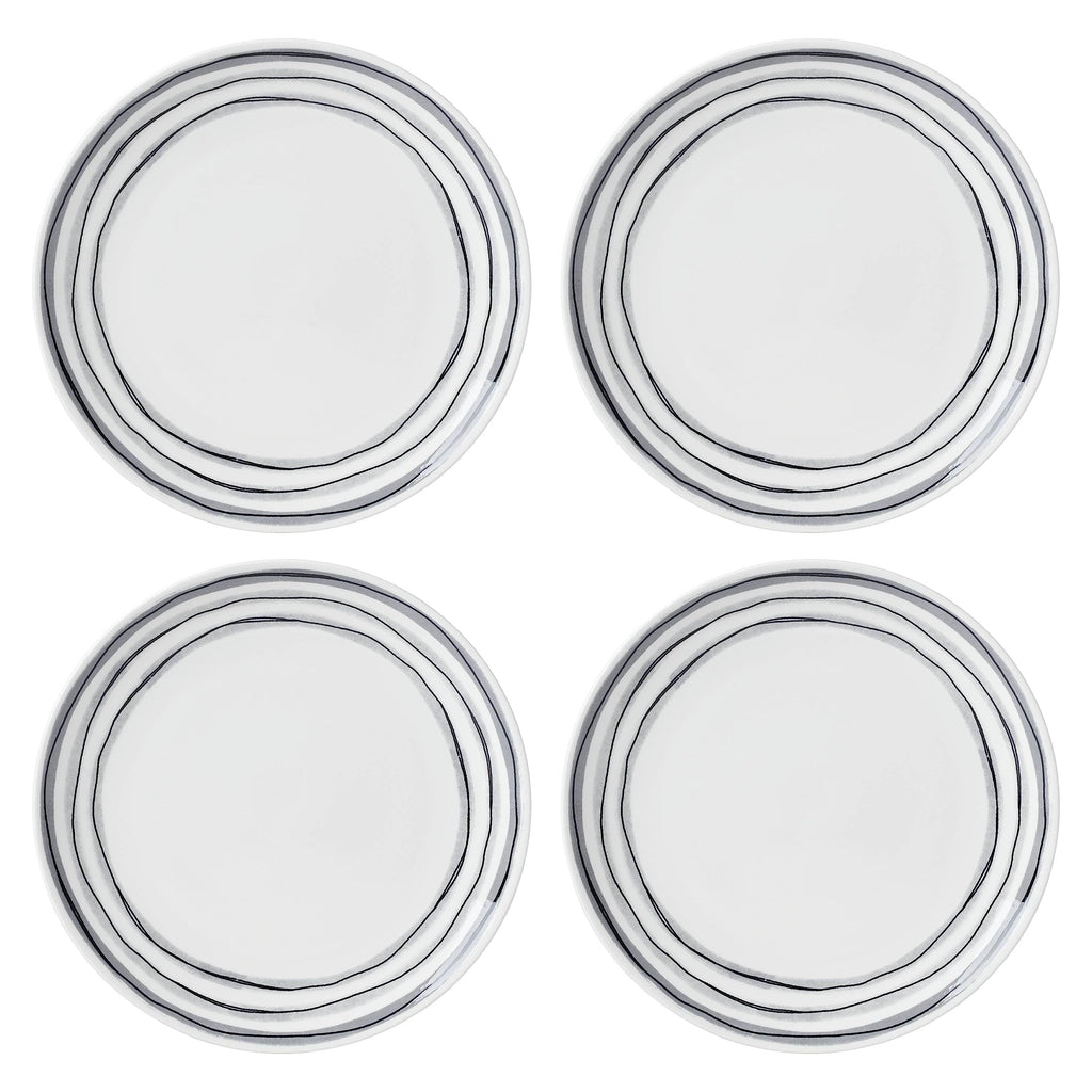 Sketchbook Piece Dinnerware Set, 12 Count, White, Dorm Necessities, Dorm Essentials