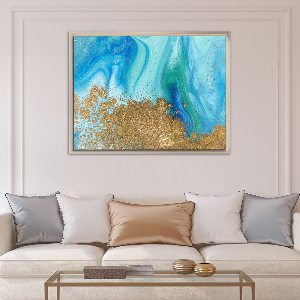 Floater Frame 10x18 for 1-1/2 (1.5) inch Deep Canvas Paintings/Canvas Prints/Wood Canvas Panels/Wall Art/Wall