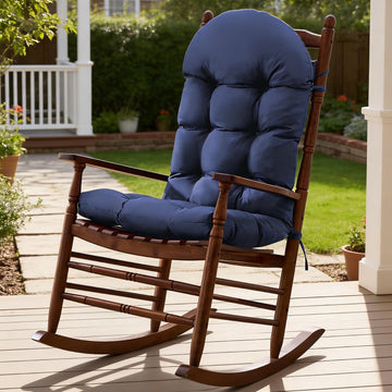 Rocking Chair Cushions, Indoor/Outdoor Adirondack Chair Cushion, Waterproof and Fade-Resistant Rocking Chairs Pads