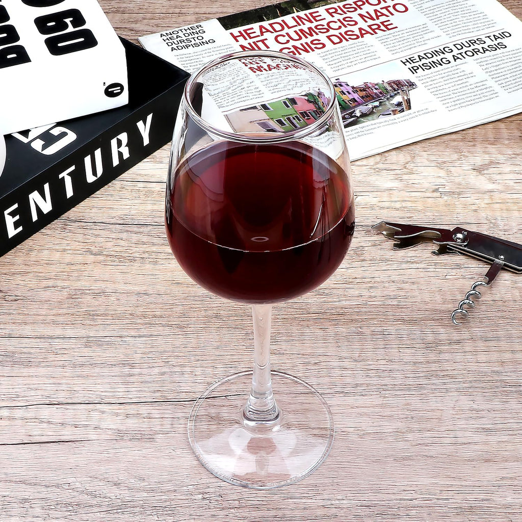 Wine Glasses Set of 12, 12oz Red Wine Glasses,for Red or White Wine, High-end Banquet, Party, Bar, Wedding, Gift (12