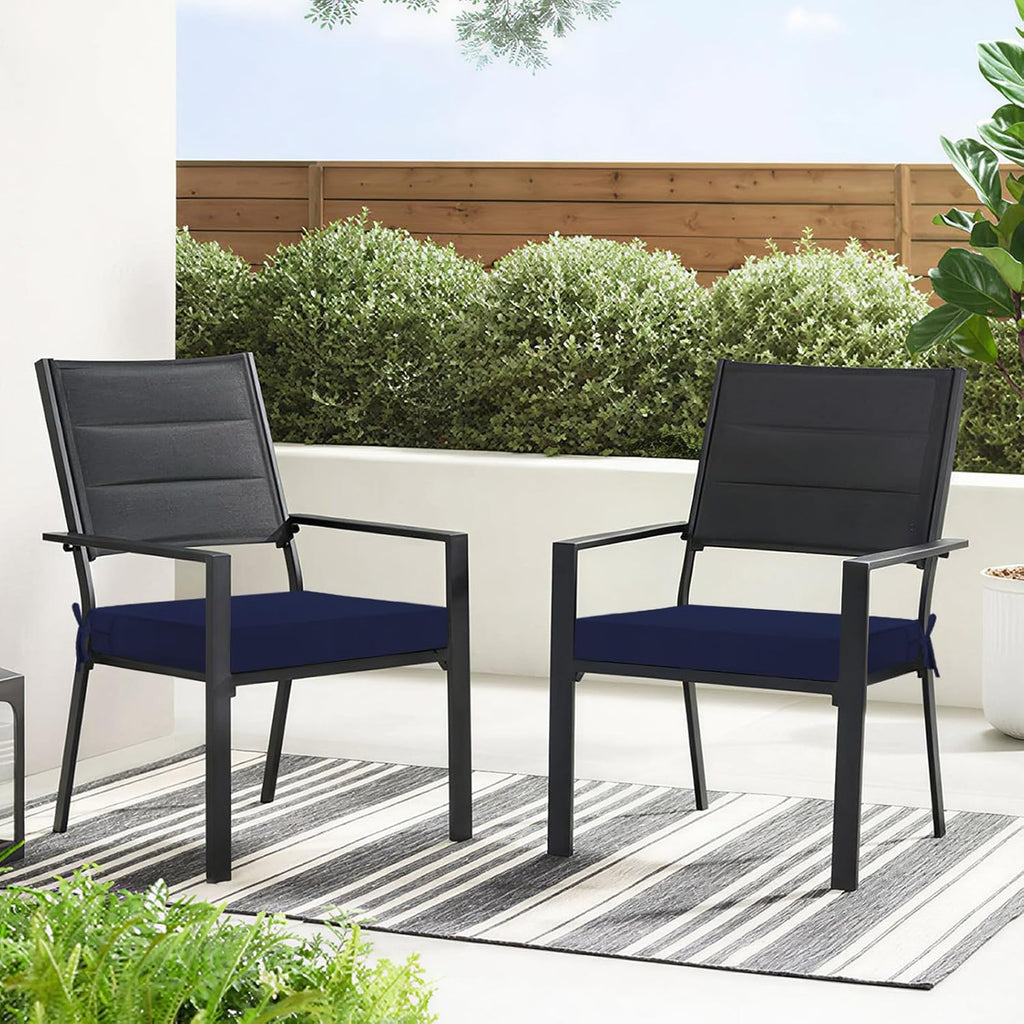 Outdoor Chair Cushions Furniture, Waterproof Outdoor Seat Cushions Set of 4 19 x 19, Patio Chair Cushions Set of 4