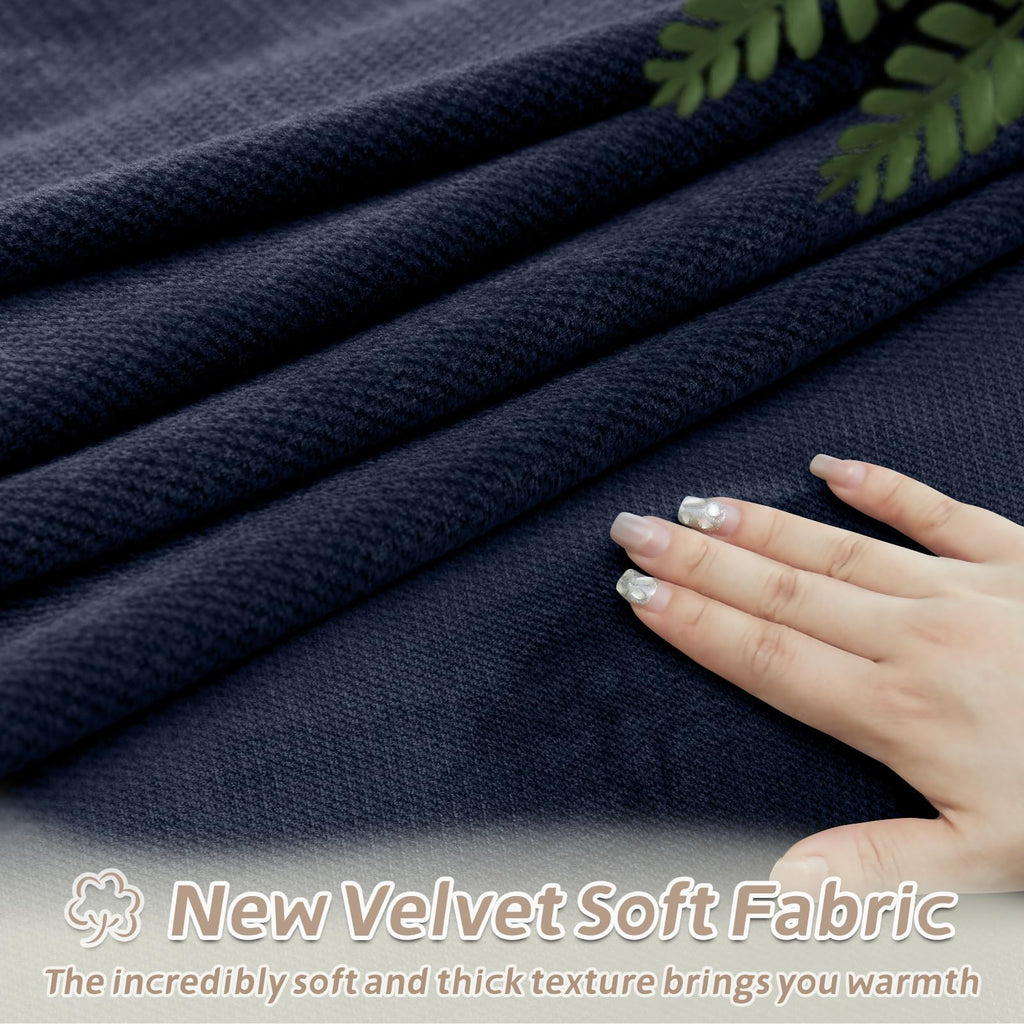 Sectional Recliner Couch Covers Velvet Washable Corner Sectional Sofa Cover for Reclining Couch Stretch Soft Thick L