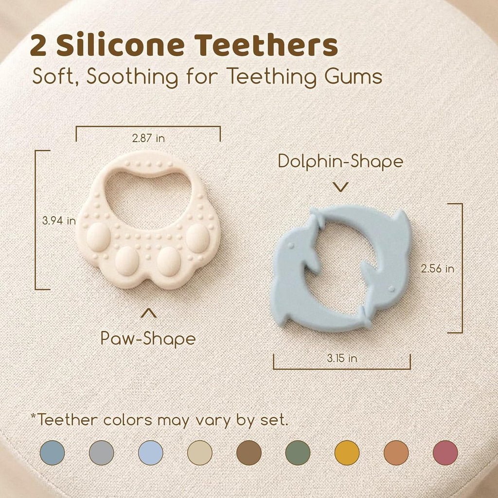 Pack Muslin Baby Bibs for Drooling and Teething