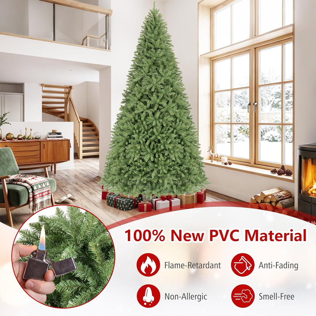 Artificial Christmas Tree with 5090 Lush PVC Branch Tips