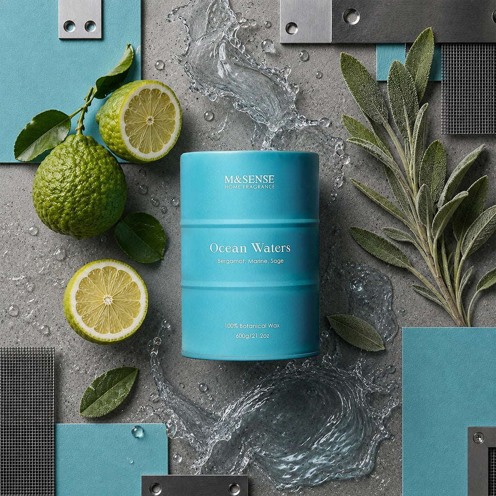 Ocean Waters Scented Soy Candles, 11.3oz