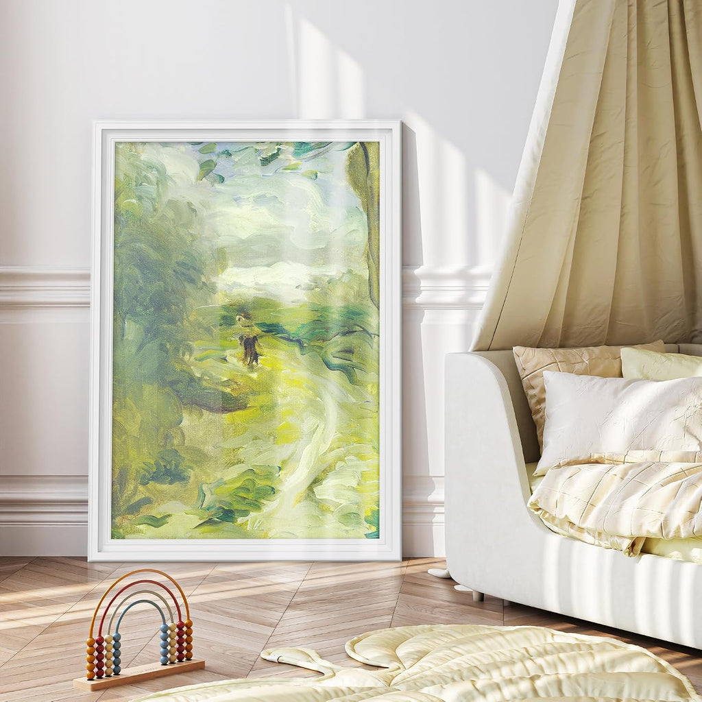 24x36 Poster Frame, Solid Wood Frame with Wide Edges, White, 1 Pack | Display 24x36 Without Mat, Horizontal or
