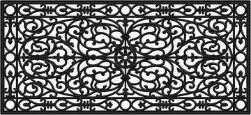 Gatsby Rubber Doormat, 22" x 48", Black