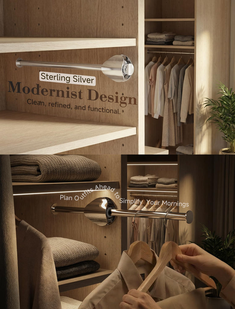 Valet Rod for Closet Pull out