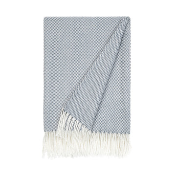Herringbone Throw Blanket - One Size Dusk Blue