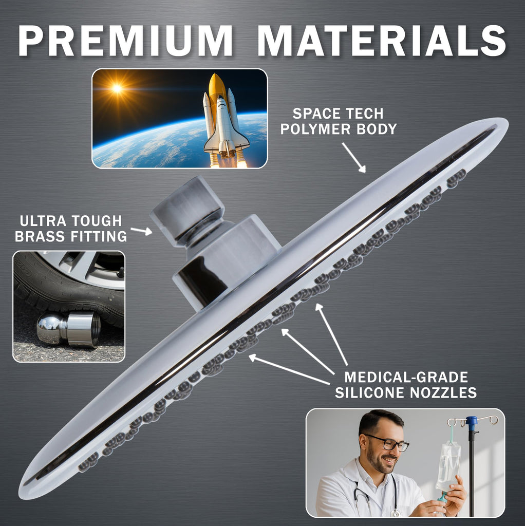 Waterfall Showerhead - 1.8 GPM - Polished Chrome