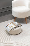 Micro Loop Rug 9x12 Modern Luxury Geometric Arch Large Area Rugs Soft High and Low Pile Stain Resistant