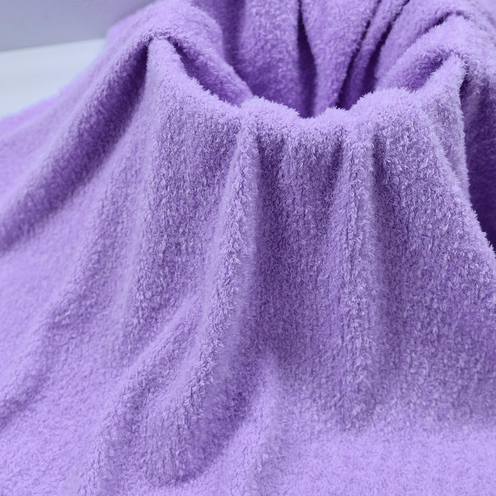Light Purple Short Pile Faux Fur Plush Fabric, 63" Wide, 1 Yard