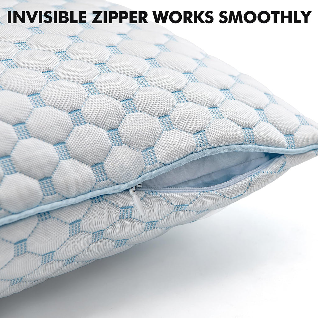20x20 Decorative Pillow Inserts Memory Foam Filling - Set of 2