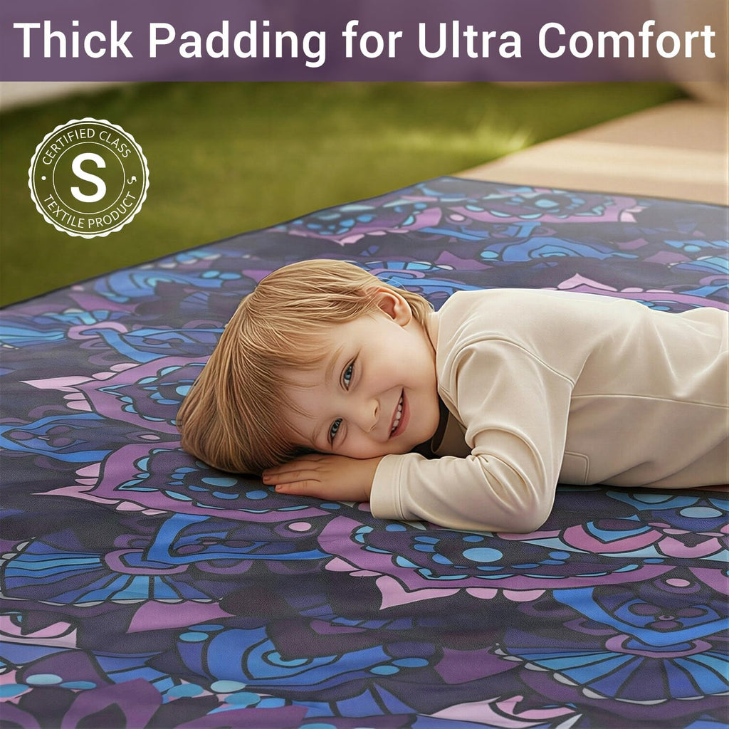 60x80 Waterproof Picnic Blankets Outdoor Oversized Sand Free Beach Blanket Portable Couples Yoga Meditation Mat Lawn