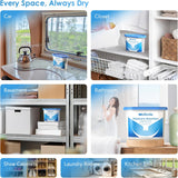 Moisture Absorbers, Efficient Humidity Absorber ＆ Odor Eliminator Boxes, Refillable Car Dehumidifier for Closet