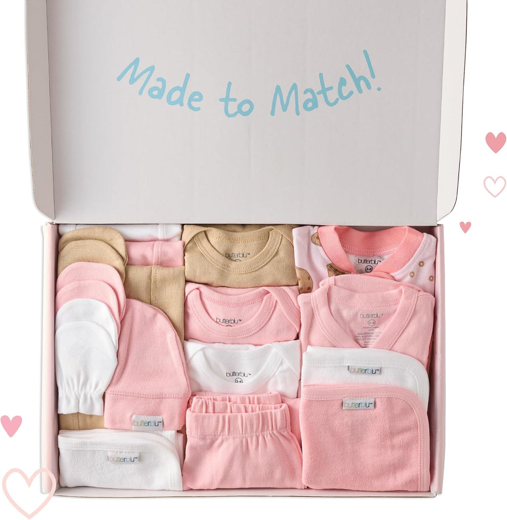 Sweet Beginnings Piece Baby Gift Set Cotton Clothing in Box