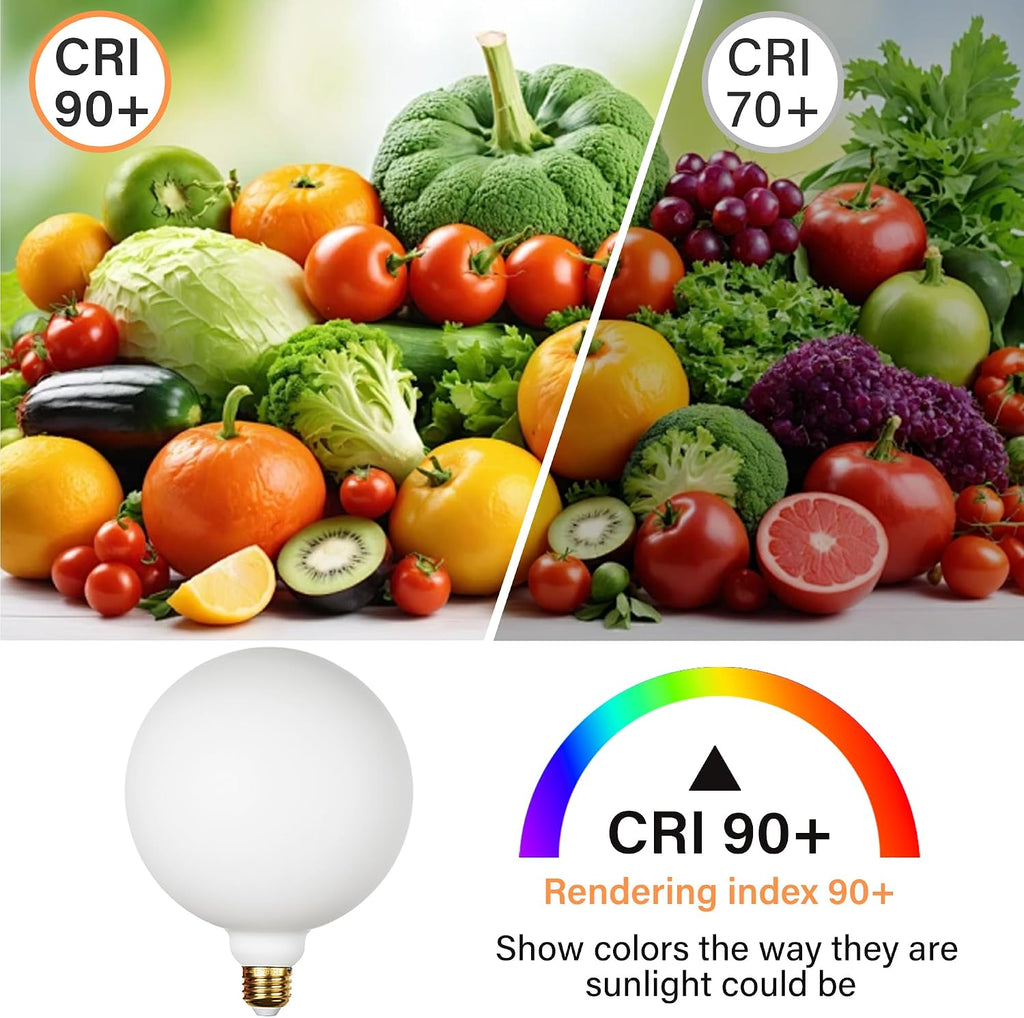 Oversized LED Edison Bulb, 12W 1800LM Dimmable E26 3000k,1 Pack