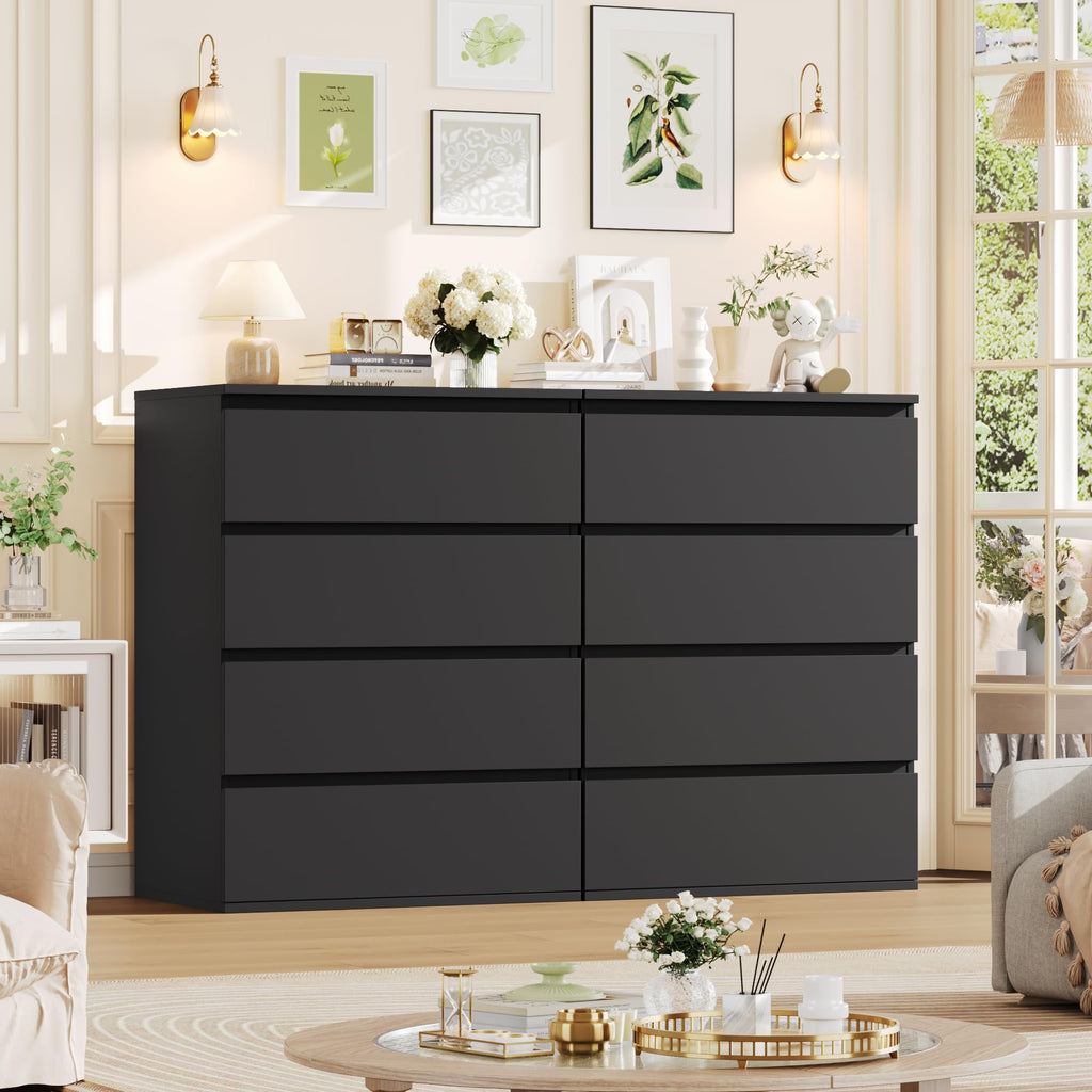Black Dresser, Dresser, Small Dresser Chest of Drawers