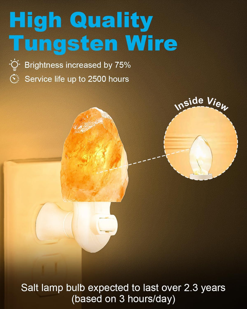 Night Light Bulb Warm White Replacement Bulbs - E12 Light Bulbs - 7Watt Incandescent Light Bulbs - 15 Packs Warm