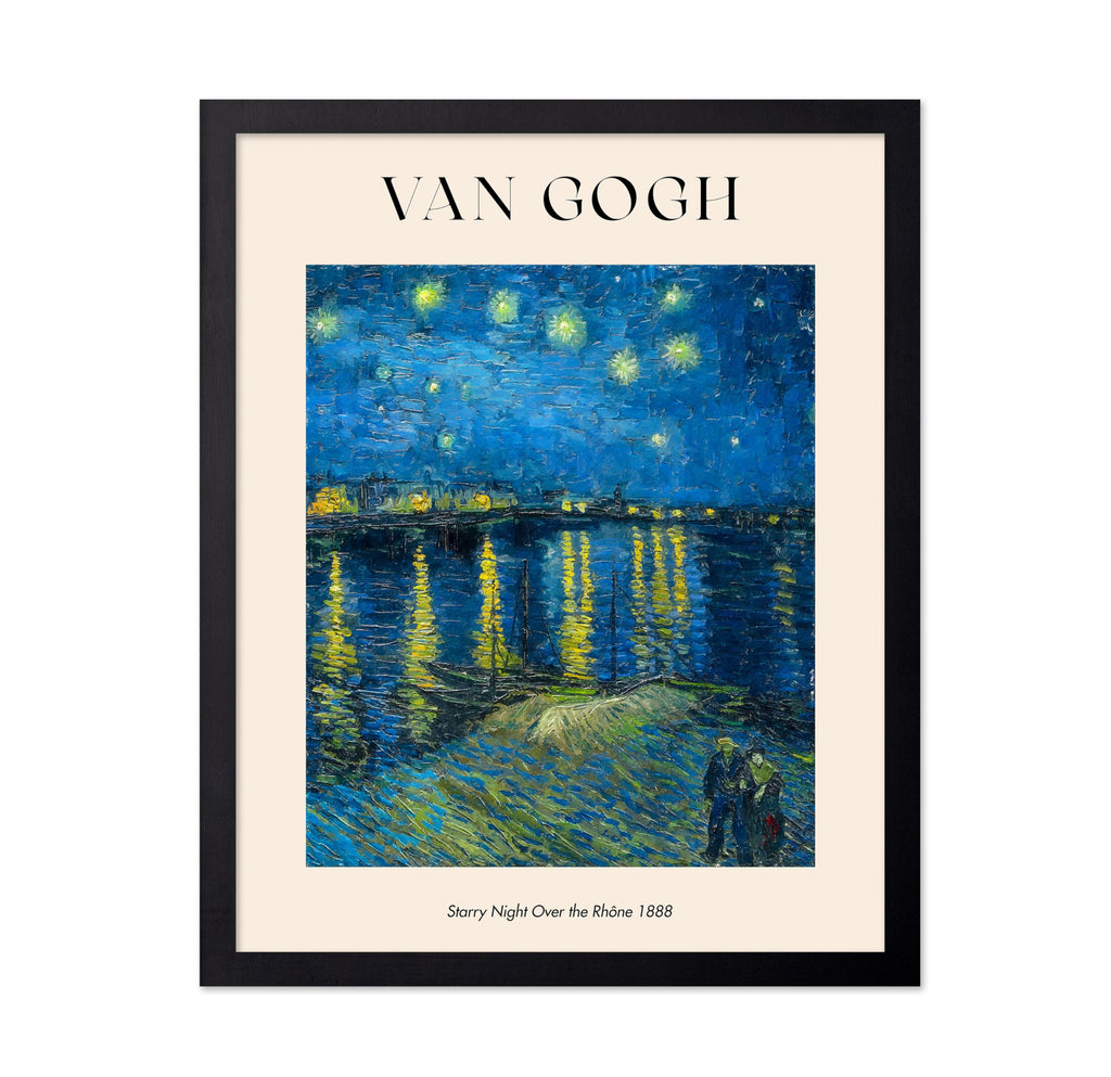 Starry Night Over the Rhône Print — Wall Art | Casa Home Living