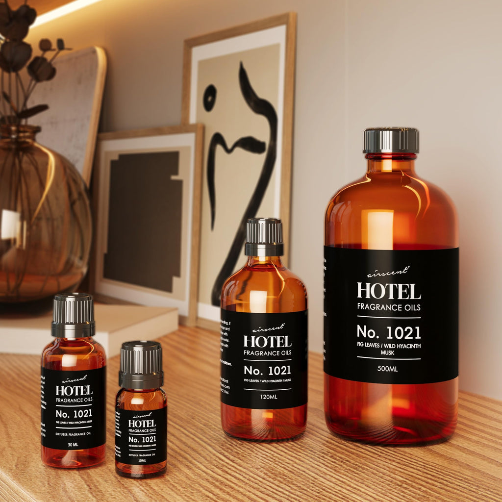 AirScent Hotel Diffuser Oil No. 1021 - Fig Hyacinth Sandalwood - 120 mL