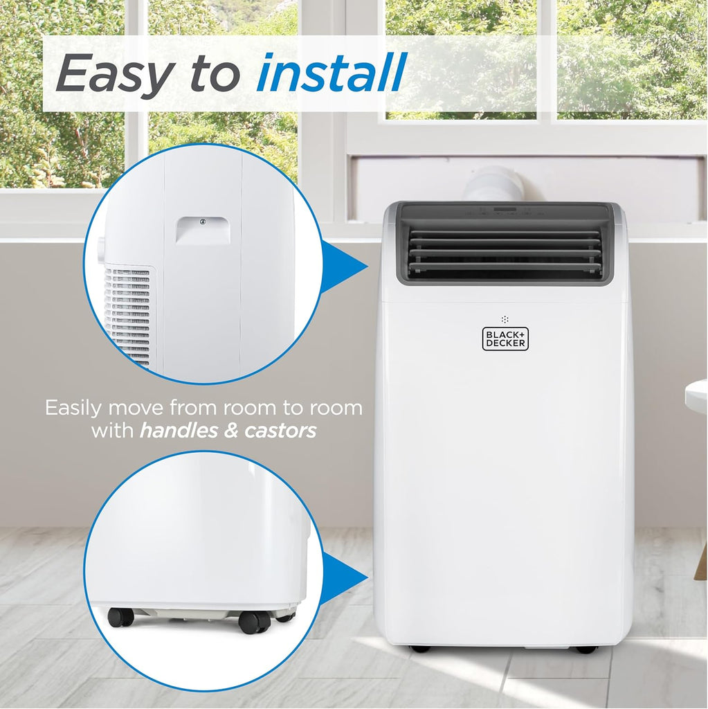 Portable Air Conditioner with Heat, 14,000 BTU with 12,000 BTU Heating for Rooms Up To 700 Sq. Ft.
