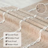 Tablecloths, Waterproof Table Cloth, Linens Wrinkle Free Anti-Fading, Rustic Table Cover Decoration 