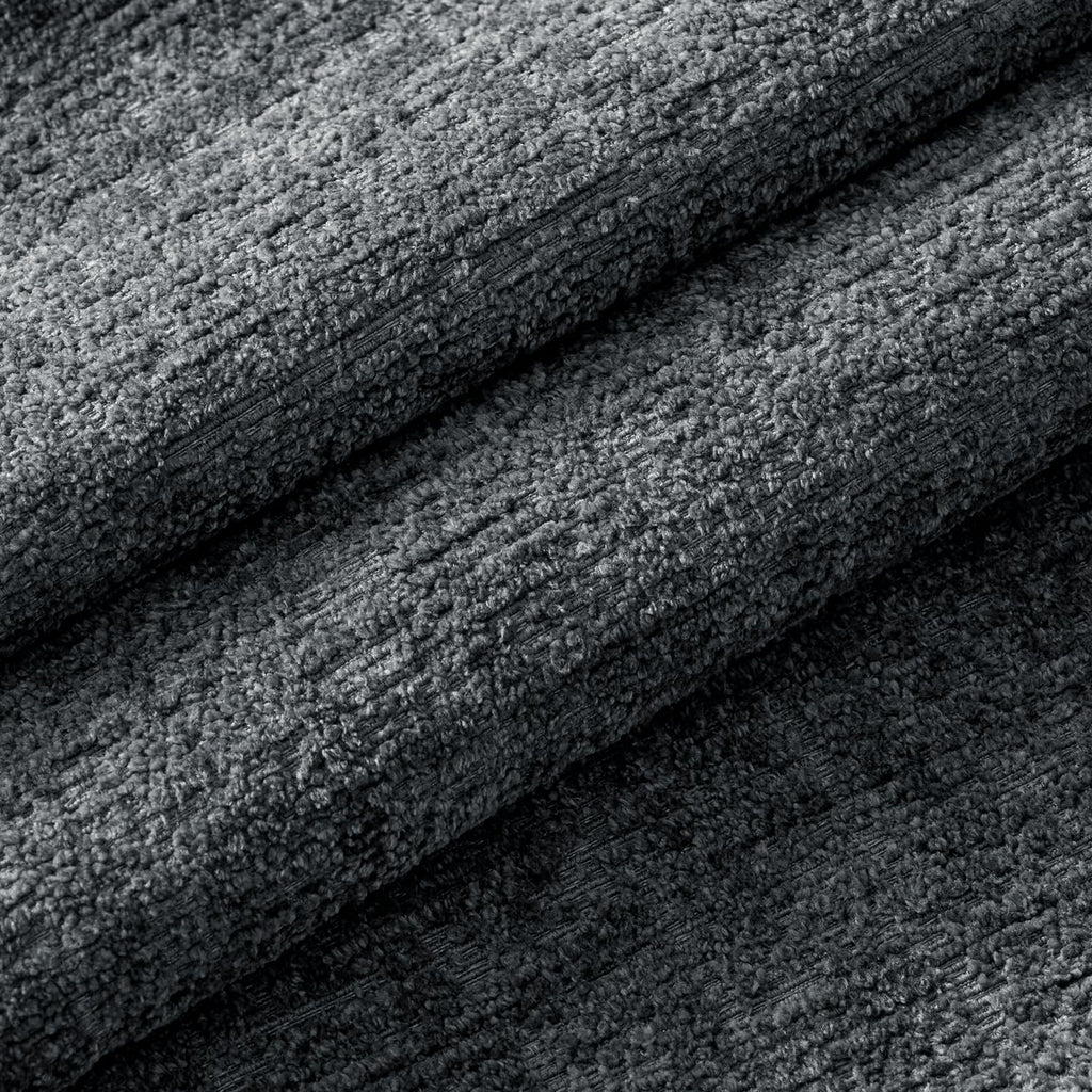 Couch Pillow Covers Textured Chenille Home Decor 18x18 Dark Grey